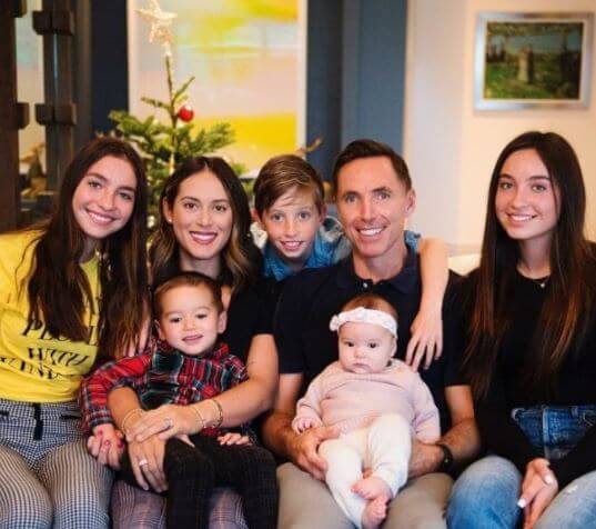 Bella Nash with her family.